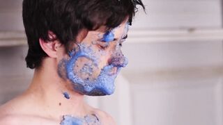 Young Timber Harvest showers before raw fucking twink bf