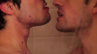 Young Timber Harvest showers before raw fucking twink bf