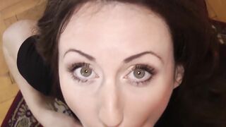 Elegant English MILF in ripped fishnets banged POV style