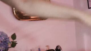 Elegant English MILF in ripped fishnets banged POV style