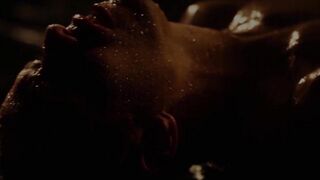 Sinful babe with natural tits moans while fucked sensually