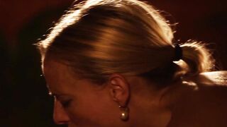 Sensual fuck in pitch darkness with very sinful blonde babe