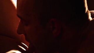 Sensual fuck in pitch darkness with very sinful blonde babe