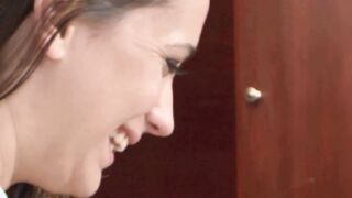 Teen Georgia Jones hot pussy licking and office scissoring