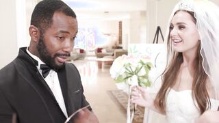 Hot bride fucks husbands black friends