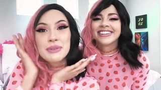 Sneaky Lookalike Camgirls Got Cocked
