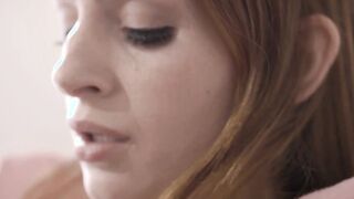 Gorgeous redhead goddess has taboo sex with her stepfather