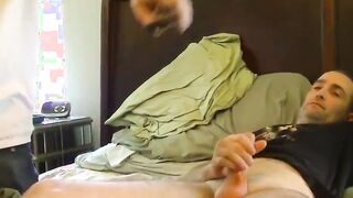 Two horny amateur daddies spend their time sucking cock