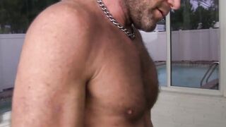 Twink pervert and experienced daddy fuck on the sex swing