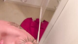 Real amateur films himself fucking fleshlight relentlessly
