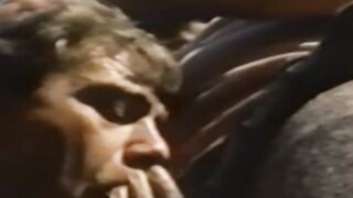 Stud with mustache sucks his man and drills him raw