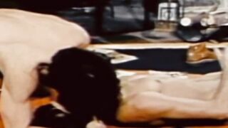 Classic gay porn with masculine men in sixtynine position