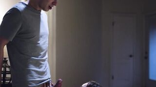 Creeping stepbro fucks stepsis friend
