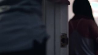 Creeping stepbro fucks stepsis friend