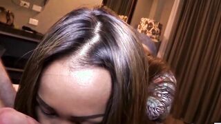 Amateur Thai slut begging for BFs seeds