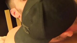 Raw gay sex with very muscular hunk and young twink