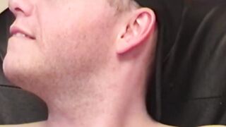 Thin and hairy dude masturbates in a cool homemade video