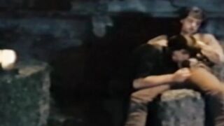 Cowboys go for hard raw pounding in this vintage gay video