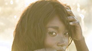 Ebony beauty from Cameroon gets naked