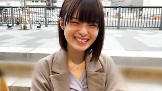 Skinny Japanese teeny with tight welcoming cunt. She has clean hairless voluptuous snatch. Fellatio & Cummed. Part one