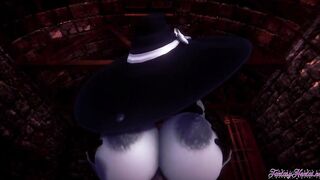 Resident Evil Anime 3D - point of view Lady Dimitresku boobjob and cowgirl style with jizzed - Hentai Manga Japanese Porn Tape - First person realistic clip