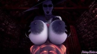 Resident Evil Anime 3D - point of view Lady Dimitresku boobjob and cowgirl style with jizzed - Hentai Manga Japanese Porn Tape - First person realistic clip