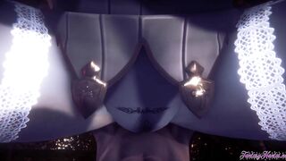 Resident Evil Anime 3D - point of view Lady Dimitresku boobjob and cowgirl style with jizzed - Hentai Manga Japanese Porn Tape - First person realistic clip
