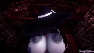 Resident Evil Anime 3D - point of view Lady Dimitresku boobjob and cowgirl style with jizzed - Hentai Manga Japanese Porn Tape - First person realistic clip