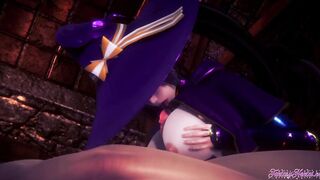Genshin Impact Anime  3D - Mona Boobjob and Banged - Animated manga Japanese Animated Porn tape