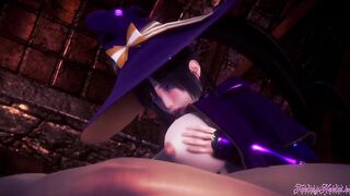 Genshin Impact Anime  3D - Mona Boobjob and Banged - Animated manga Japanese Animated Porn tape