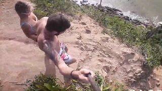 Making love on the trail!