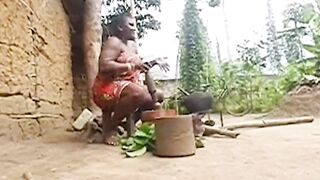 SHE CAUGHT ME FUCKING MY STEP BROTHER INSIDE MY GRANDMA'S HOUSE AND SHE JOINED US, MY SIN SISTERZ SOMEWHERE INSIDE AFRICA scene2