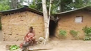 SHE CAUGHT ME FUCKING MY STEP BROTHER INSIDE MY GRANDMA'S HOUSE AND SHE JOINED US, MY SIN SISTERZ SOMEWHERE INSIDE AFRICA scene2