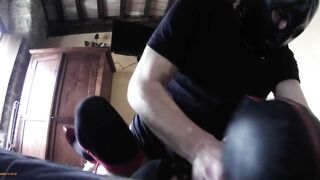 Compilation of tied rough pounded with screaming orgasms into pantyhose and heels