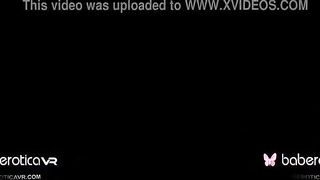 Solo penis teaser, Red Fox is masturbating again, into VR