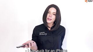 Sam from Samsung blown and boned for an iPhone