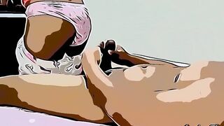 My Niece Wants Me To Teach Her To Play Tape Games And I Teach Her Sitting On My Legs - That Day I Take Advantage Of My Niece Animated Version