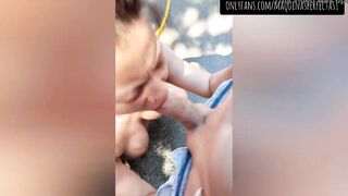 MY PREGNANT NEXT DOOR SUCKING OFF PEEING SLIMMING MY DICK TO THE END WITH HER LONG DEEP THROAT