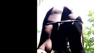Hispanic solo cunt with mouth fucking her vibrator