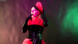 Rubber bdsm pvc free porn xxx movie with milf Arya Grander
