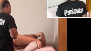 Beauty camgirl starts nailed dildo training by ebony manager while wearing knee high socks