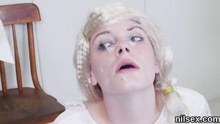 Spicy teens is taken inside booty hole madhouse for uninhibited treatment