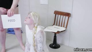 Spicy teens is taken inside booty hole madhouse for uninhibited treatment