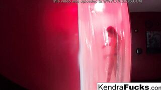 Bombshell Kendra Cole takes a hot shower!