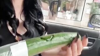 Want to view what I do with cucumbers inside outdoor?