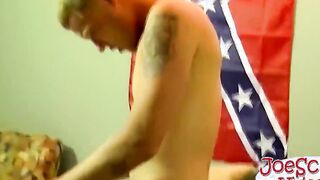 Joe shows Eric why guys are better than girls in giving a bj