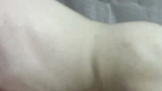 Amateur stud takes hard cock balls deep and raw in his ass