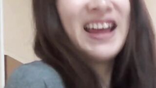 Japanese amateur babes having a peeing contest