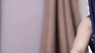 Busty lesbian girlfriends tribbing in bedroom