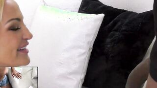 Teen Girl Mila Monet Wants To See Package Delivery Boy Sly Diggler's Big Black Stick